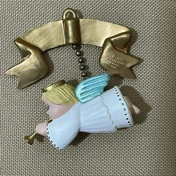 Hallmark Vtg 1991 Keepsake Handcrafted Christmas Ornament Godchild w/Box - Picture 4 of 6